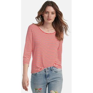 Shirt ronde hals en 3/4-mouwen Van Peter Hahn rood