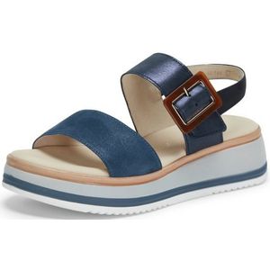 Plateausandalen Van Gabor Comfort blauw