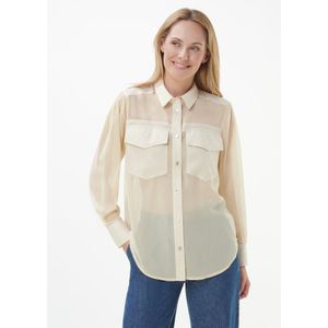 Blouse Van Peter Hahn beige
