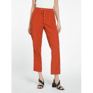 Enkellange broek pasvorm Cornelia Van Peter Hahn oranje
