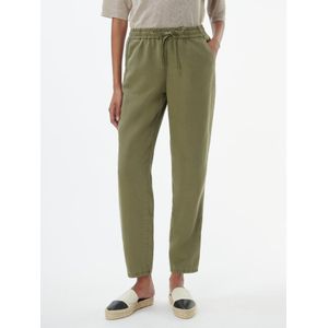 Enkellange broek Van Peter Hahn groen