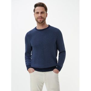 Trui ronde hals Van Louis Sayn blauw