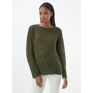 Gebreide trui Van BASLER groen