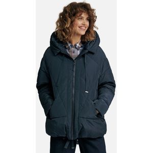 Gewatteerd jack capuchon Van White Label blauw