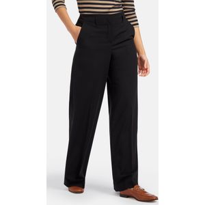 Wide Fit-broek pasvorm Cornelia Van Peter Hahn zwart