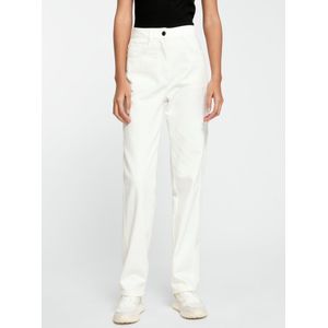 Jeans 100% katoen in 5-pockets­model Van MYBC wit