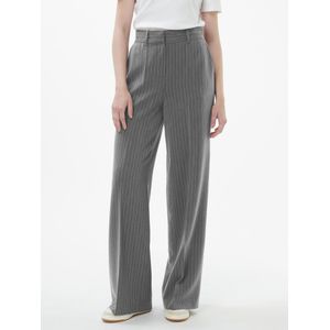 Enkellange broek Van Peter Hahn grijs