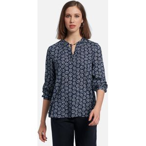 Blouse ­lange mou­wen Van Peter Hahn blauw