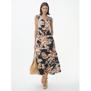 Mouwloze jersey jurk Lone Van Green Cotton zwart