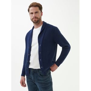 Vest sjaalkraag Van Louis Sayn blauw