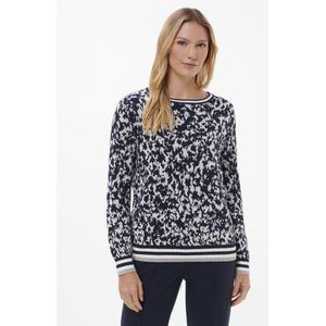 Gebreide trui Van BASLER blauw