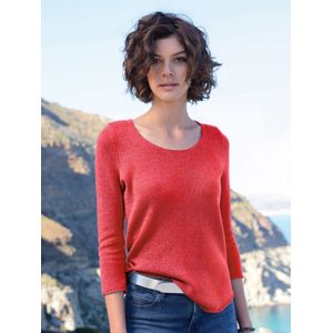 Peter Hahn Cashmere - Trui - Rood - 100% Kasjmier