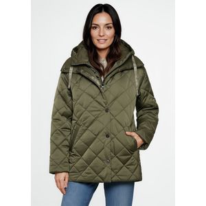 Gewatteerde jas Van BASLER groen