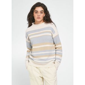 Trui scheerwol en kasjmier Van Peter Hahn blauw