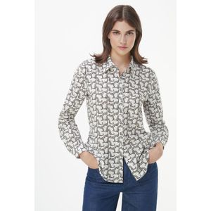 Blouse Van Peter Hahn wit