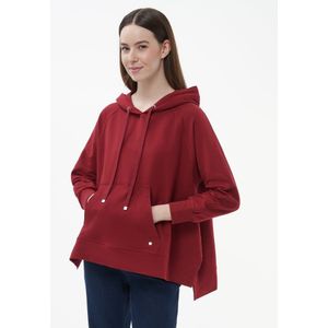 Capuchonsweatshirt Van DAY.LIKE rood