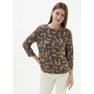 Shirt ronde hals Van Rabe multicolour