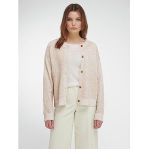 Vest 100% scheerwol Van Peter Hahn beige