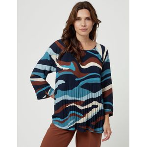 Blouse 3/4-raglanmouwen Van Betty Barclay turquoise