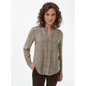 Blouse lange mouwen Van Peter Hahn beige