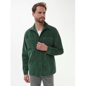 Cord-overhemd Van Louis Sayn groen
