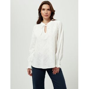 Blouse Van Peter Hahn wit