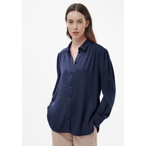 Blouse lange mouwen Van Peter Hahn blauw