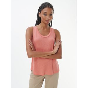 Top ronde hals Van Peter Hahn oranje