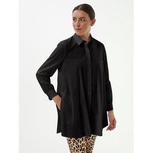 Lange blouse lange mouwen Van Emilia Lay zwart