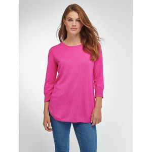 Trui ronde hals en 3/4-mouwen Van Peter Hahn pink