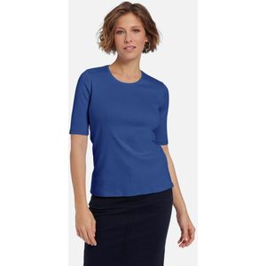 Shirt in set 2 100% katoen ronde hals Van Peter Hahn wit