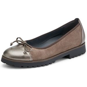 Ballerina's Elisa rundsuèdeleer Van Waldläufer beige