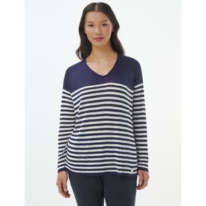 V-trui Van Anna Aura blauw