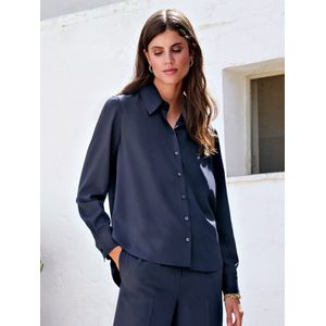 Blouse Van Peter Hahn blauw