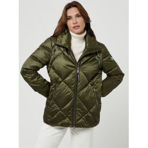 Gewatteerde jas opstaande kraag Van Green Goose groen