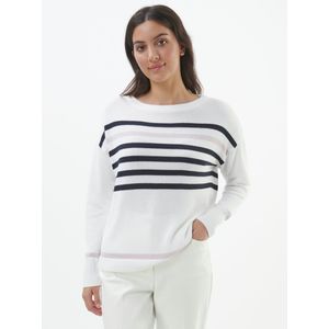 Gebreide trui Van BASLER wit