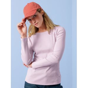Shirt 100% katoen ronde hals Van Bogner roze