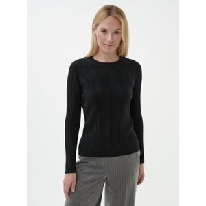 Trui ronde hals Van Peter Hahn zwart