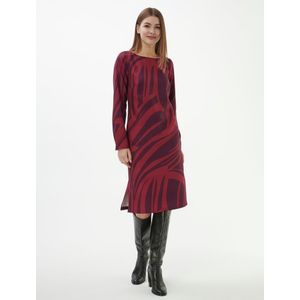 Jurk ronde hals Van Uta Raasch rood