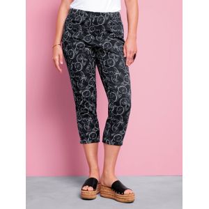 7/8 slip-on broek Van Anna Aura zwart