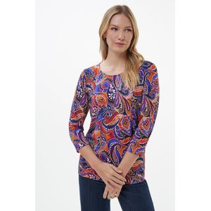 Shirt ronde hals Van Peter Hahn multicolour