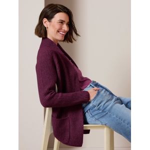 Vest lange raglanmouwen Van Peter Hahn rood