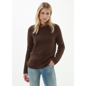 Trui ronde hals Van Fadenmeister Berlin bruin