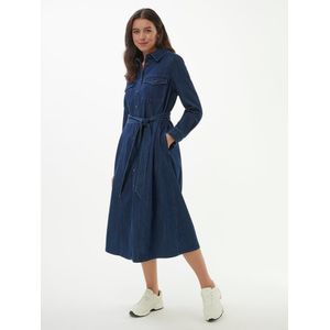 Jeansjurk lange mouwen Van Emilia Lay denim