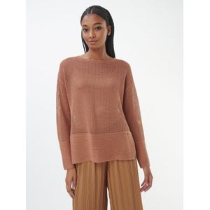 Gebreide trui Van BASLER bruin