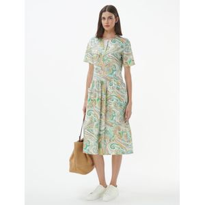 Jersey jurk Hanne Van Green Cotton wit