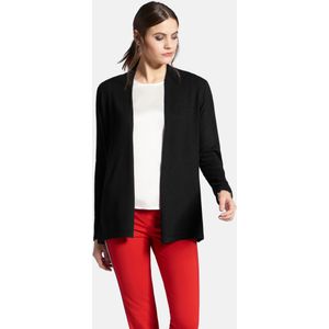 Vest model Caro lange mouwen Van Peter Hahn zwart