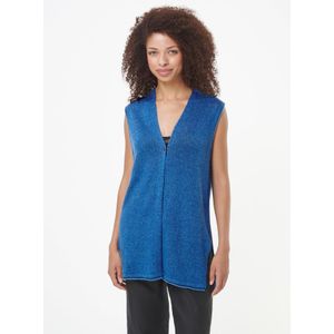 Mouwloos vest Van Peter Hahn blauw