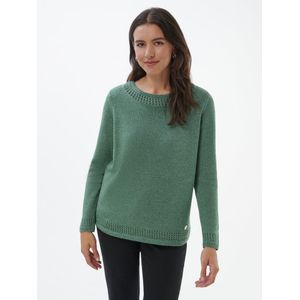 Trui een ronde hals Van Anna Aura groen