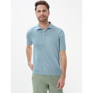 Gebreide polo Van Louis Sayn blauw